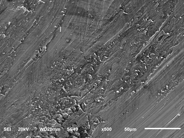 斷口A區摩擦形貌 斷口A區摩擦形貌
